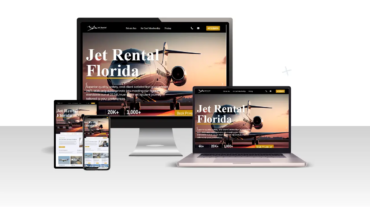 Jet rental wordpress website design